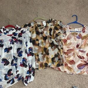 3 CAbi sheer tops